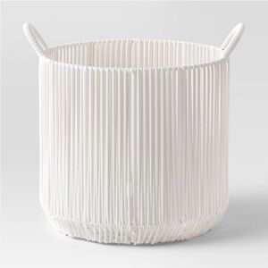 THRESHOLD NWT decorative rope basket -large -cream